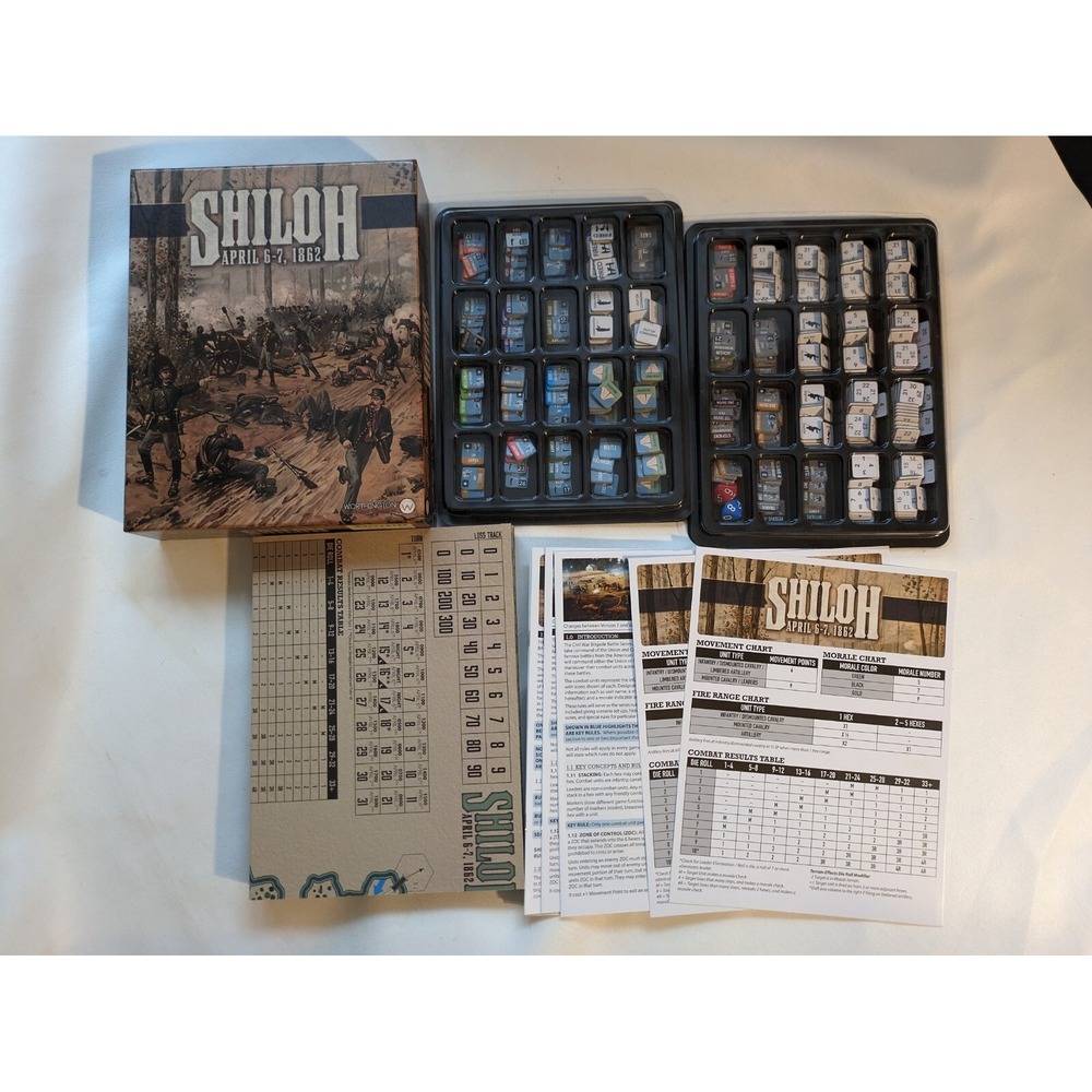 Shiloh April 6 7 1862 2nd Edition Civil War Brigade Role Playing Board Game